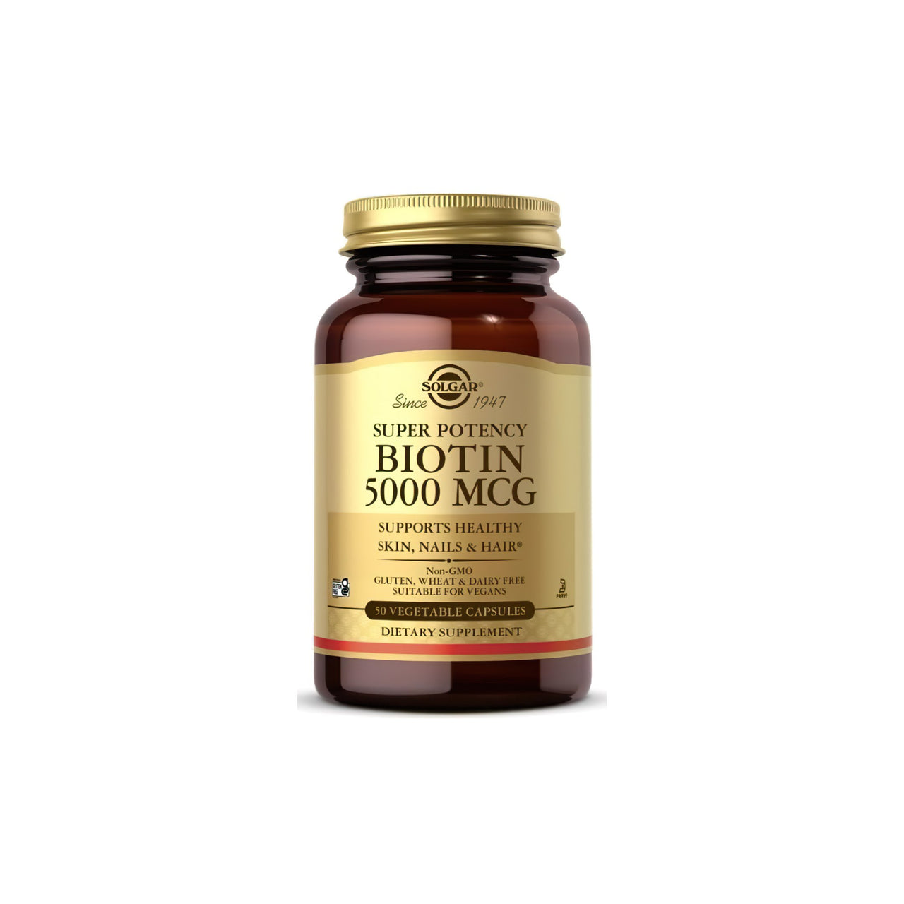 Biotin 5000 mcg 100 pflanzliche Kapseln Solgar