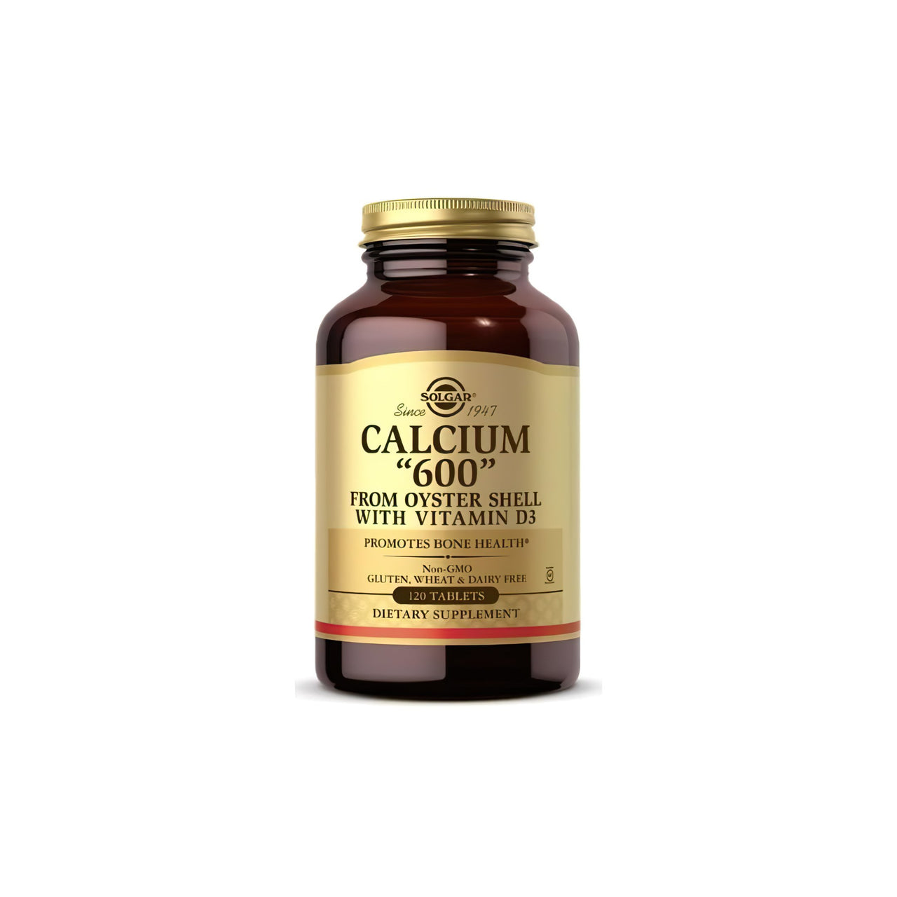 Calcium "600" 120 Tabletten (aus Austernschale mit Vitamin D3) Solgar
